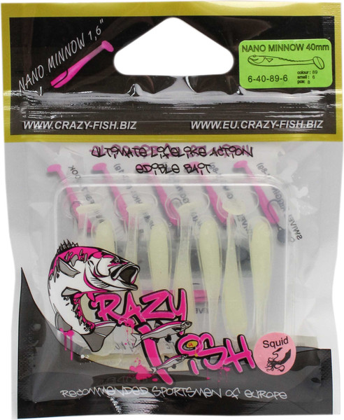 Изображение товара Мягкая приманка Crazy Fish Nano Minnow 1.6 / 6-40-89-6