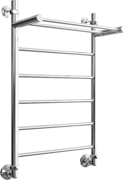 Изображение товара Полотенцесушитель водяной Valfex Гарда 80/50 1/2"ВР / VF.PS.W.005.80.50.C.P (хром, с полкой)