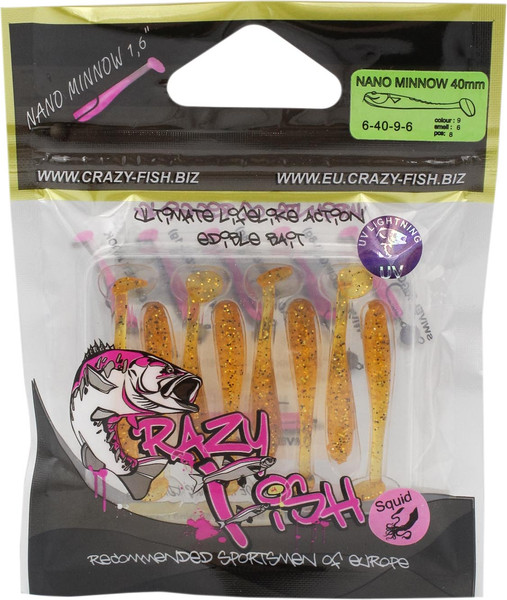 Изображение товара Мягкая приманка Crazy Fish Nano Minnow 1.6 / 6-40-9-6