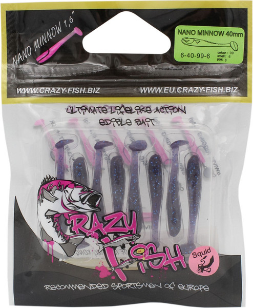 Изображение товара Мягкая приманка Crazy Fish Nano Minnow 1.6 / 6-40-99-6