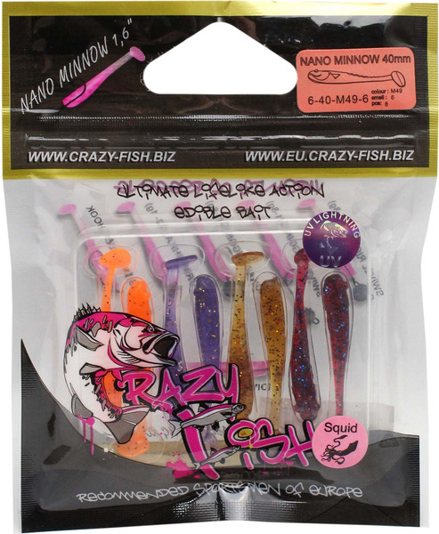 Изображение товара Мягкая приманка Crazy Fish Nano Minnow 1.6 / 6-40-M49-6
