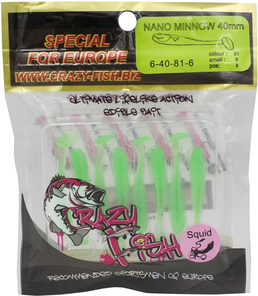 Изображение товара Мягкая приманка Crazy Fish Nano Minnow 1.6 / 6-40-81-6