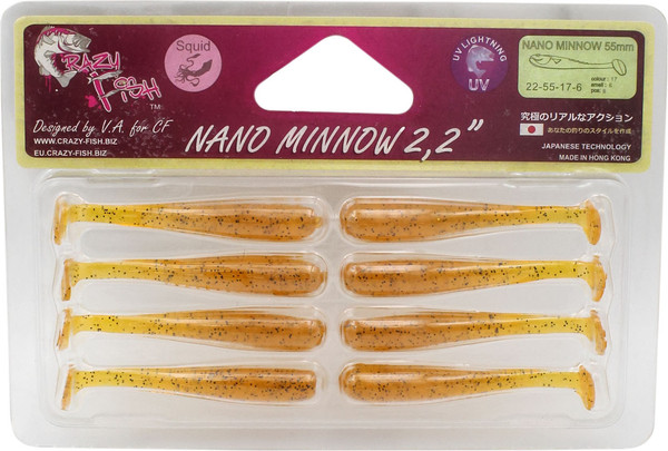Изображение товара Мягкая приманка Crazy Fish Nano Minnow 2.2 / 22-55-17-6