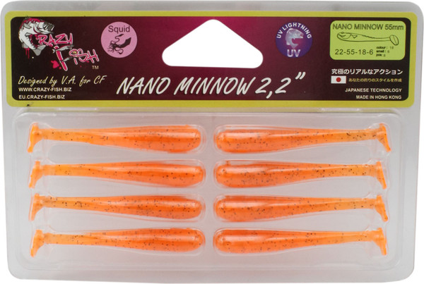 Изображение товара Мягкая приманка Crazy Fish Nano Minnow 2.2 / 22-55-18-6