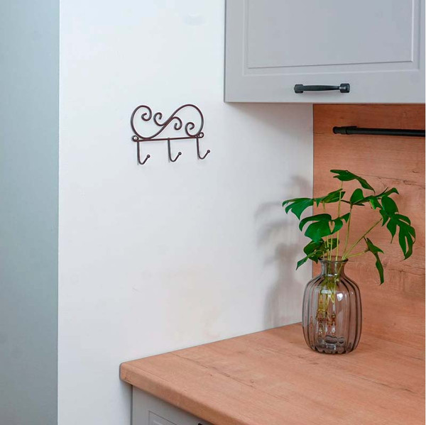 Изображение товара Вешалка для одежды ЗМИ Кружева 3 / ВН 275 (коричневый)