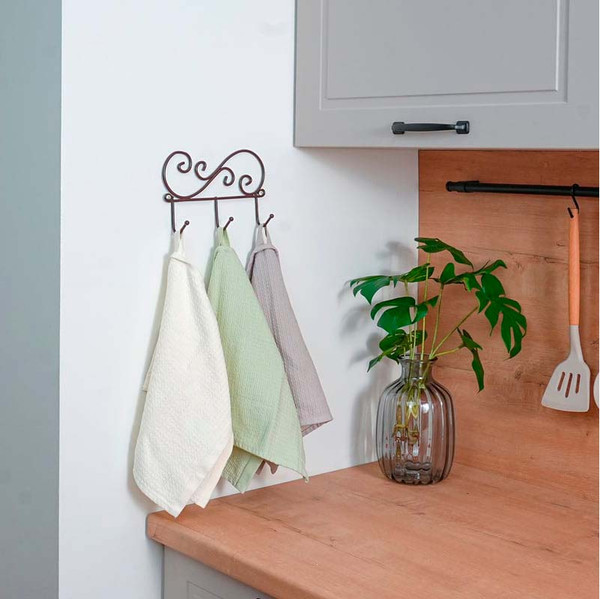 Изображение товара Вешалка для одежды ЗМИ Кружева 3 / ВН 275 (коричневый)