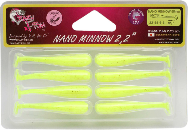 Изображение товара Мягкая приманка Crazy Fish Nano Minnow 2.2 / 22-55-6-6