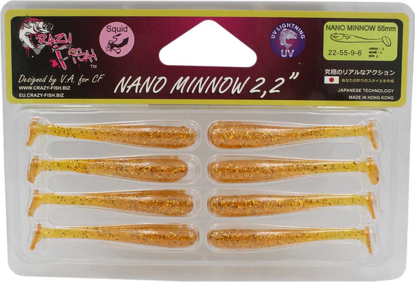 Изображение товара Мягкая приманка Crazy Fish Nano Minnow 2.2 / 22-55-9-6