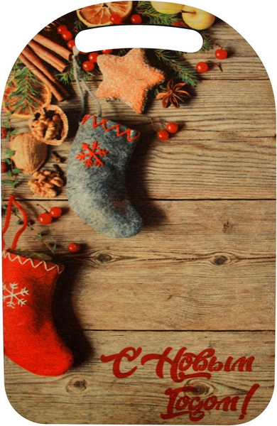 Изображение товара Разделочная доска Мультидом Новогодний сапожок МБ2-265