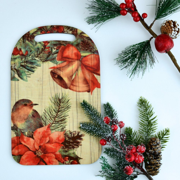 Изображение товара Разделочная доска Мультидом Снегирь МБ2-266