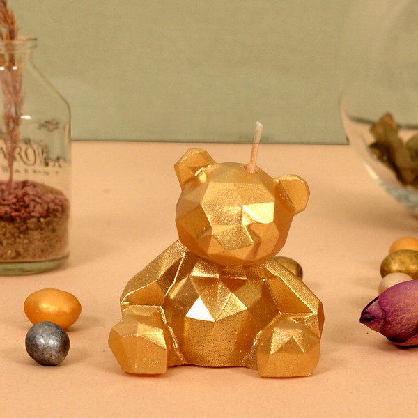 Изображение товара Свеча Мультидом Мишка грань МС5-112