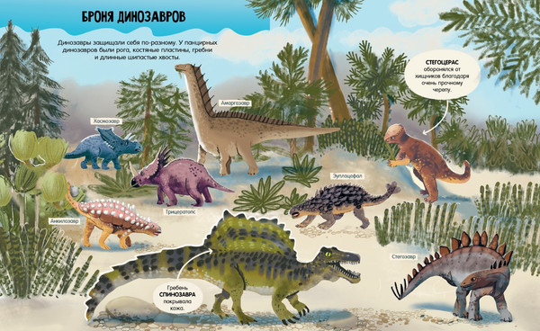 Изображение товара Энциклопедия CLEVER Удивительные энциклопедии. Динозавры твердая обложка