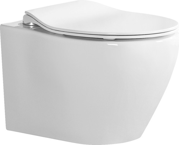 Изображение товара Унитаз подвесной с инсталляцией Saniteco KW-99046 + AM101/1120 + M71-BL-01