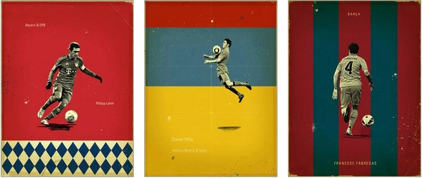 Изображение товара Постеры Citydecor Футбол 3 (3шт, 30x40)