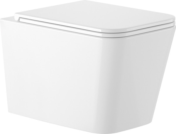 Изображение товара Унитаз подвесной с инсталляцией Saniteco KW-9004WS + AM101/1120 + M71-BL-01