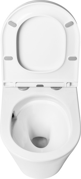 Изображение товара Унитаз подвесной с инсталляцией Saniteco KW-9005W + AM101/1120 + M71-BL-01