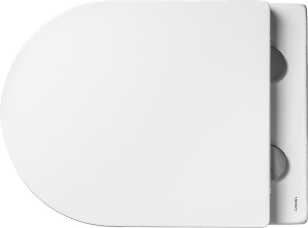 Изображение товара Унитаз подвесной с инсталляцией Saniteco KW-9005W + AM101/1120 + M71-BL-01