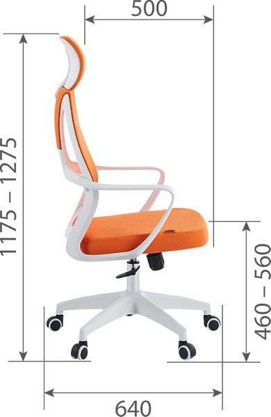 Изображение товара Кресло офисное Chairman CH636 (белый пластик/синий)