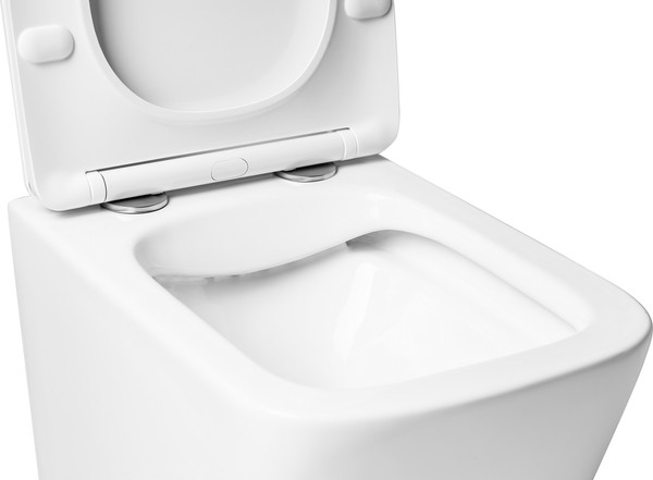 Изображение товара Унитаз подвесной с инсталляцией Saniteco KW-9004WS + 410 + 410 SE CR