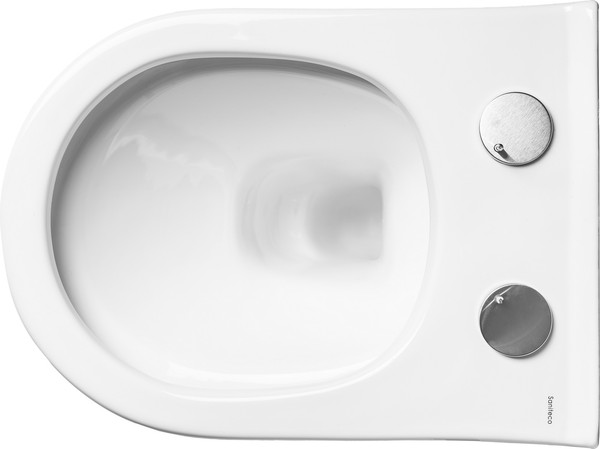 Изображение товара Унитаз подвесной с инсталляцией Saniteco KW-9009W + 410 + 410 SE CR