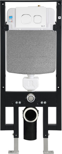 Изображение товара Унитаз подвесной с инсталляцией Saniteco KW-9004WS + 497 + RD-CR