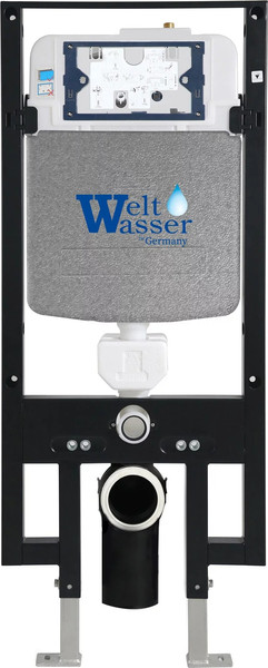 Изображение товара Унитаз подвесной с инсталляцией Saniteco KW-9009W + 497 + RD-CR