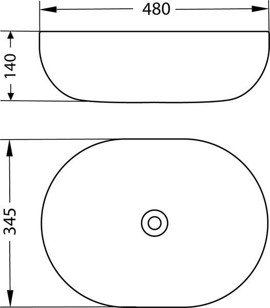 Изображение товара Умывальник Lauter 21836A + клапан 21190G