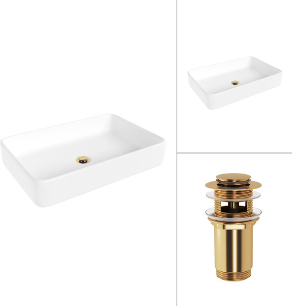 Изображение товара Умывальник Lauter 21842 + клапан 21190G