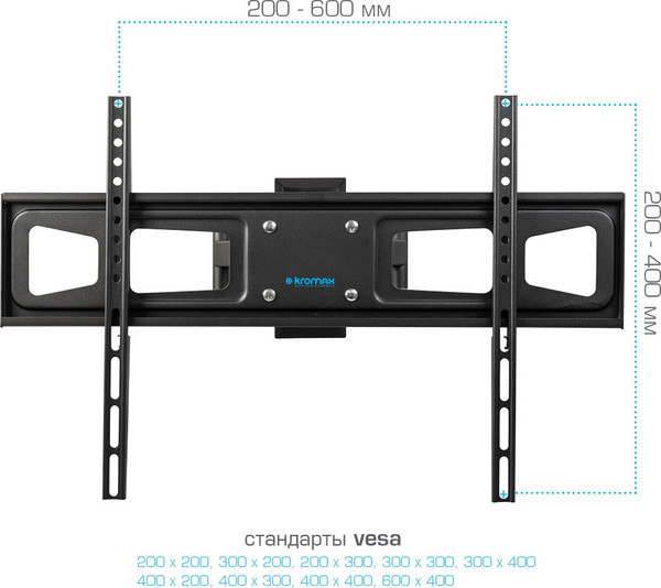 Изображение товара Кронштейн для телевизора Kromax Corbel-11 (темно-серый)