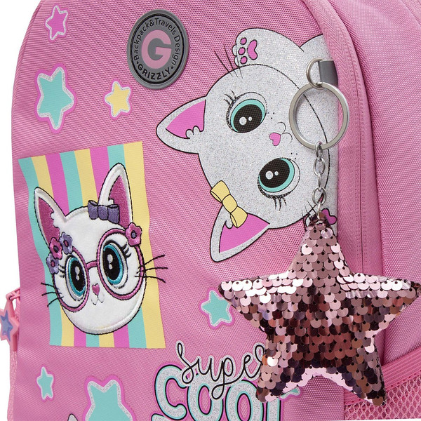 Изображение товара Школьный рюкзак Grizzly RG-563-6 (розовый)