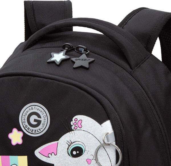 Изображение товара Школьный рюкзак Grizzly RG-563-6 (черный)
