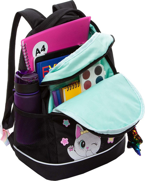 Изображение товара Школьный рюкзак Grizzly RG-563-6 (черный)