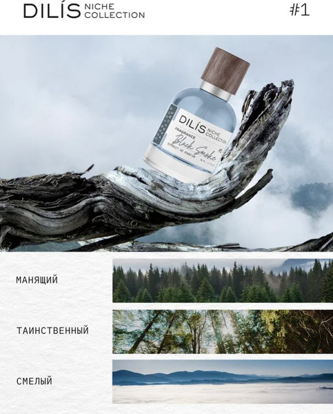 Изображение товара Духи Dilis Parfum Niche Collection Black Smoke (50мл)