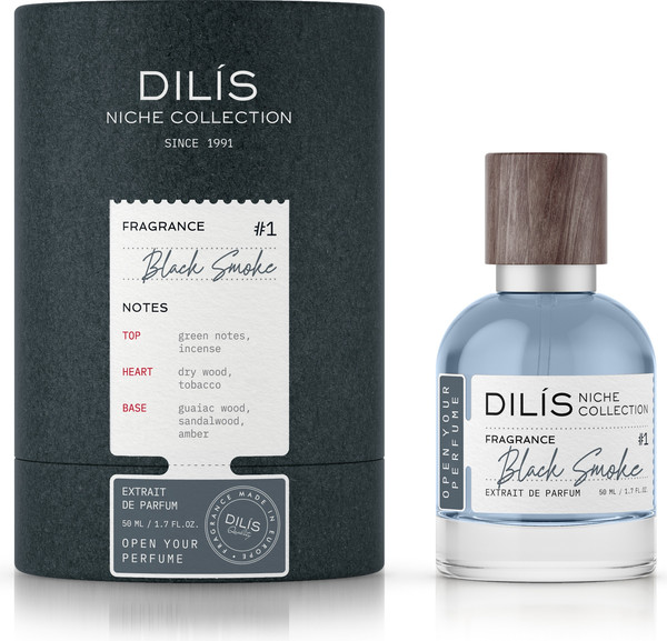 Изображение товара Духи Dilis Parfum Niche Collection Black Smoke (50мл)