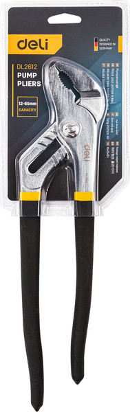 Изображение товара Клещи переставные Deli EDL2612 (черный)