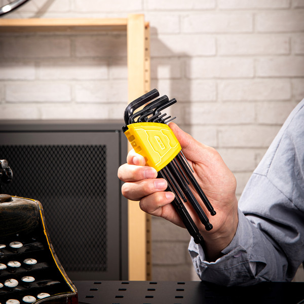 Изображение товара Набор ключей Deli EDL232209H (9шт, черный)