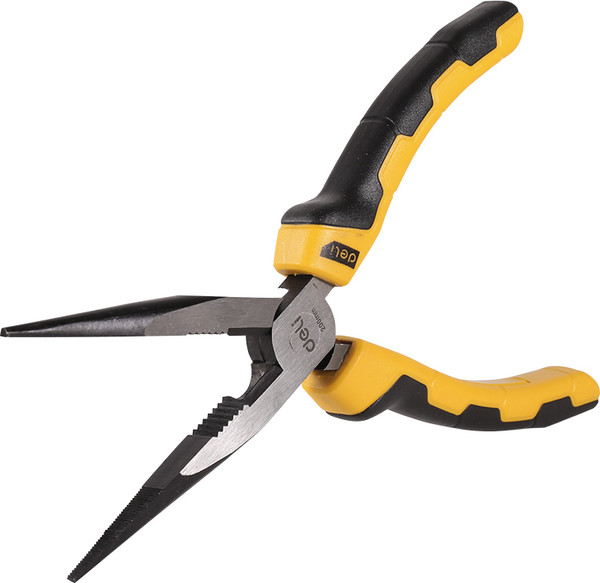 Изображение товара Длинногубцы Deli YS EDL2108 (200мм, желтый/черный)