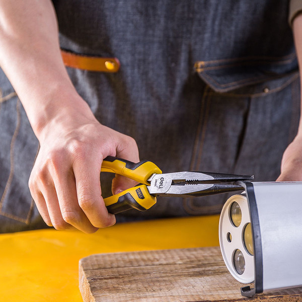 Изображение товара Длинногубцы Deli EDL2108 (желтый/черный)