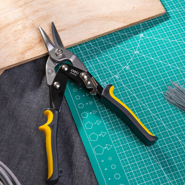 Изображение товара Ножницы по металлу Deli EDL20030 (черный/желтый)