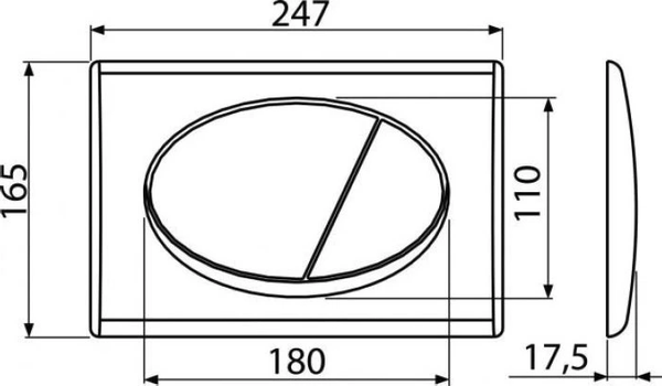 Изображение товара Унитаз подвесной с инсталляцией Saniteco KW-9009W + AM101/1120 + M71-BL-01