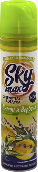 Изображение товара Освежитель воздуха Sky Max Лимон и вербена (300мл)