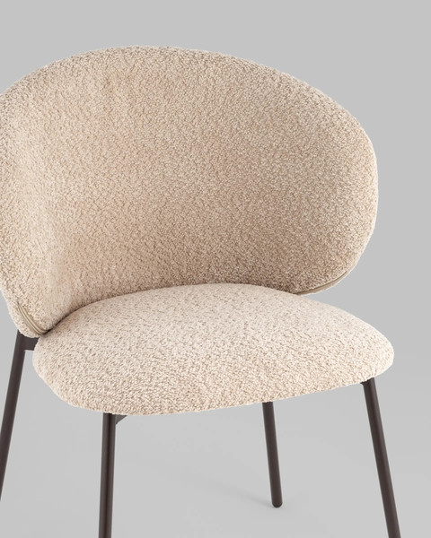 Изображение товара Стул Stool Group Блейз букле / LV-109-S112-8019 (капучино/каркас серо-коричневый)