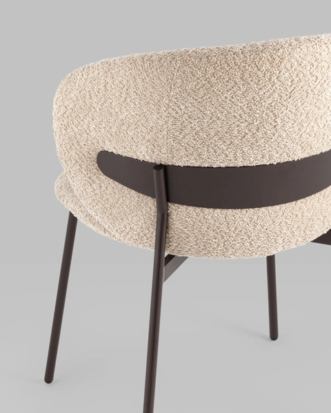 Изображение товара Стул Stool Group Блейз букле / LV-109-S112-8019 (капучино/каркас серо-коричневый)