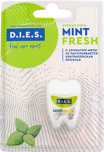Изображение товара Зубная нить D.I.E.S. Mint Fresh (15м)