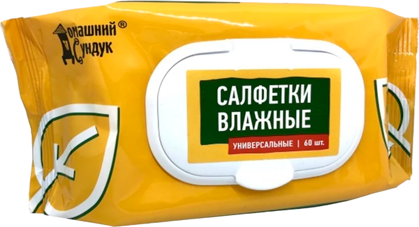 Изображение товара Влажные салфетки Домашний Сундук Универсальные / ДС-207 (60шт)