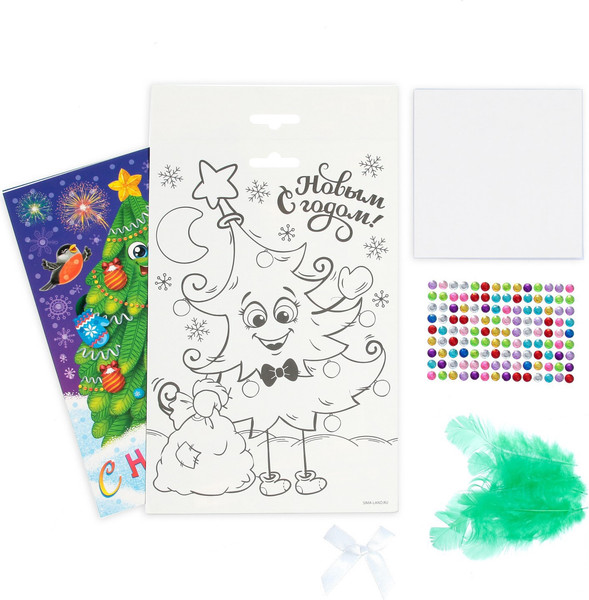 Изображение товара Набор для творчества Школа талантов Елочка. Аппликация / 1973391