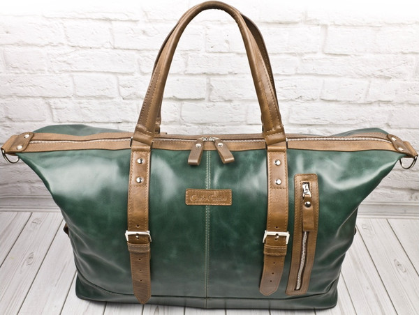 Изображение товара Сумка дорожная Carlo Gattini Premium Campora / 4019-11 (темно-зеленый)