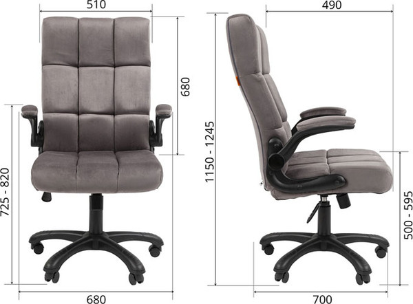 Изображение товара Кресло офисное Chairman Home 444 (Т-71 голубой)