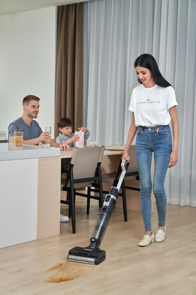 Изображение товара Вертикальный пылесос Jimmy Cordless Vacuum&Washer HW9 Pro Max (синий/серый)