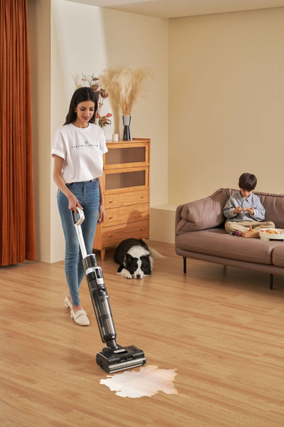 Изображение товара Вертикальный пылесос Jimmy Cordless Vacuum&Washer HW9 Pro Max (синий/серый)